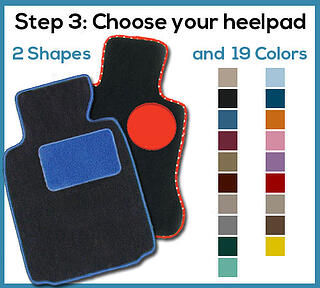 design your floor mat heelpad